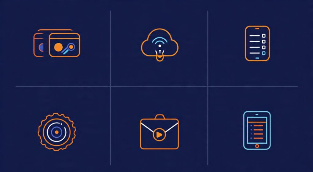 Perplexity AI's main features including citations, search modes, and Spaces