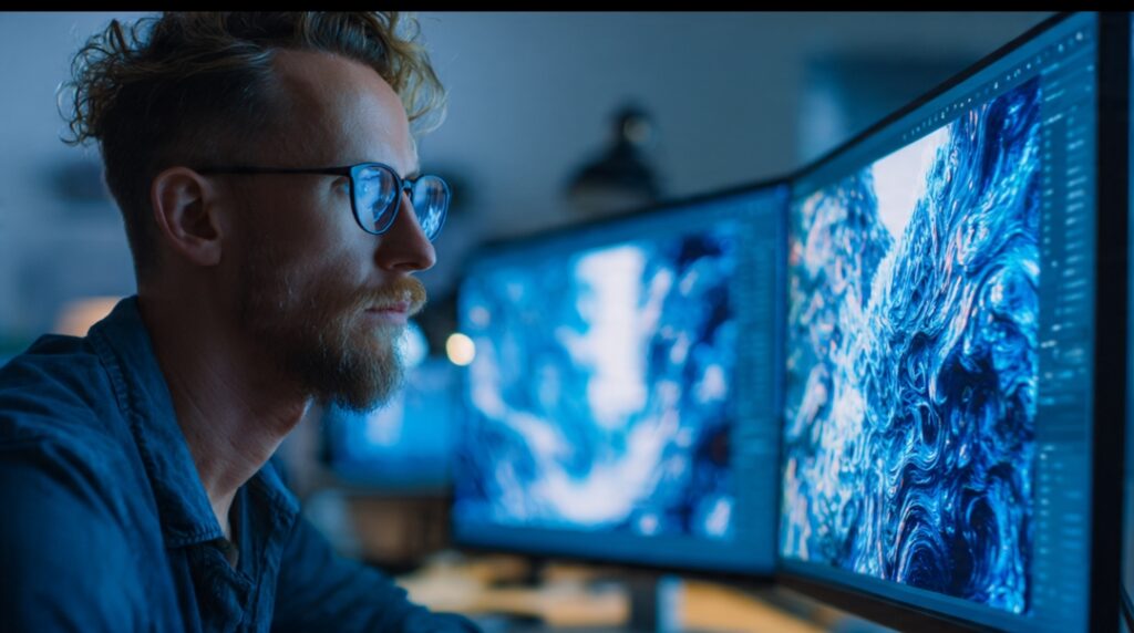 A consistent set of professional images generated with Midjourney