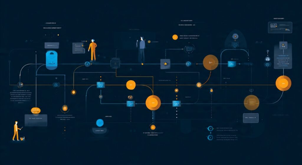  AI customer service flow with a clear escalation path to a human agent