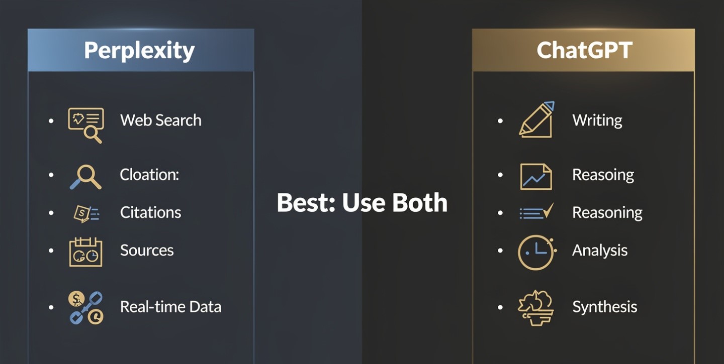 Perplexity vs ChatGPT: Which is Better for Research and Fact-Checking?