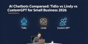 AI Chatbots Compared: Tidio vs Lindy vs Custom GPT for Small Business (2026) | AI Tools Daily