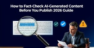 How to Fact-Check AI-Generated Content Before You Publish (2026 Guide) | AI Tools Daily