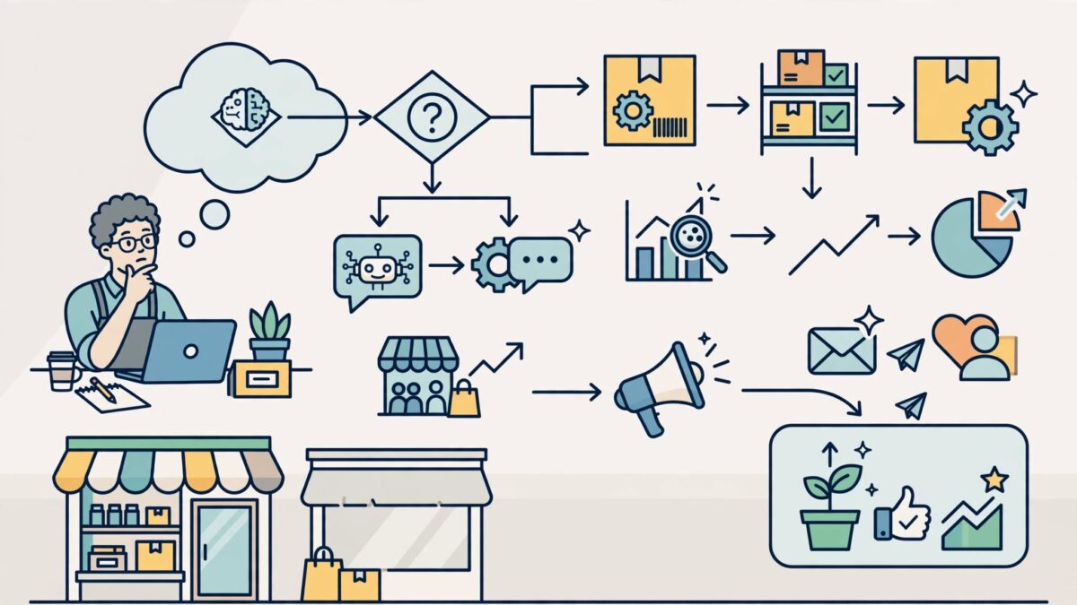 AI for small business decision framework — adoption data
